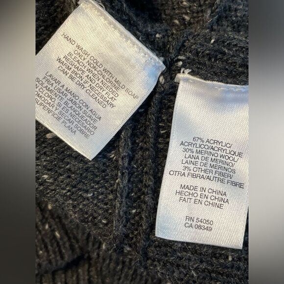 RACHEL ROY Gray Wide Cut Slouch Sweater S - Picture 6 of 6